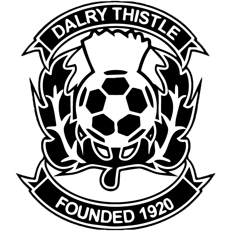 Dalry Thistle crest.