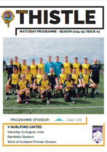 <code><code>Largs v Hurlford Utd 3rd August 2024</code></code>