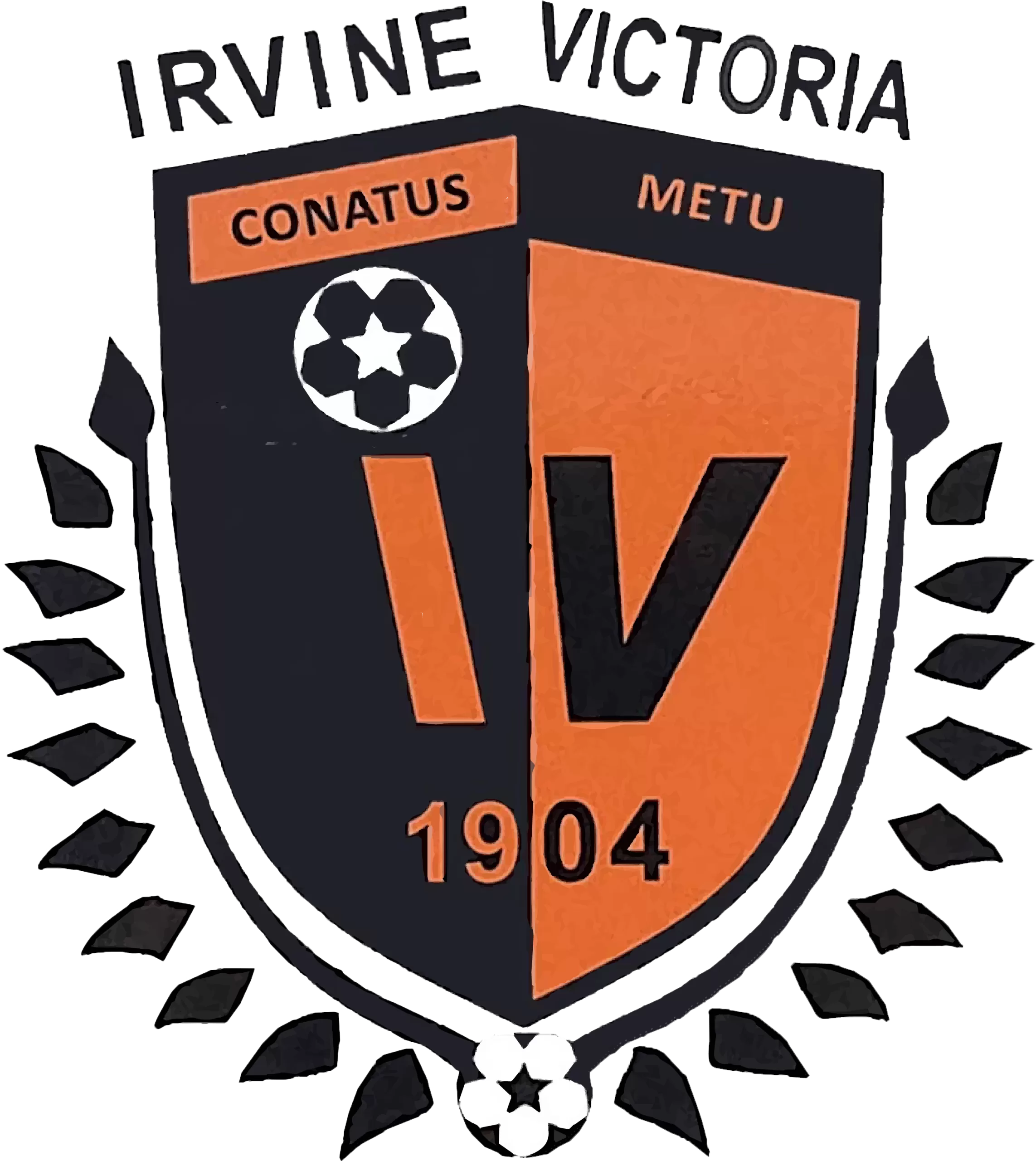 Irvine Victoria crest.