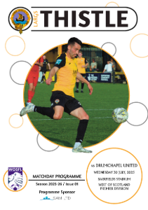 <code><code>Largs v Drumchapel United 30 July 2025</code></code>